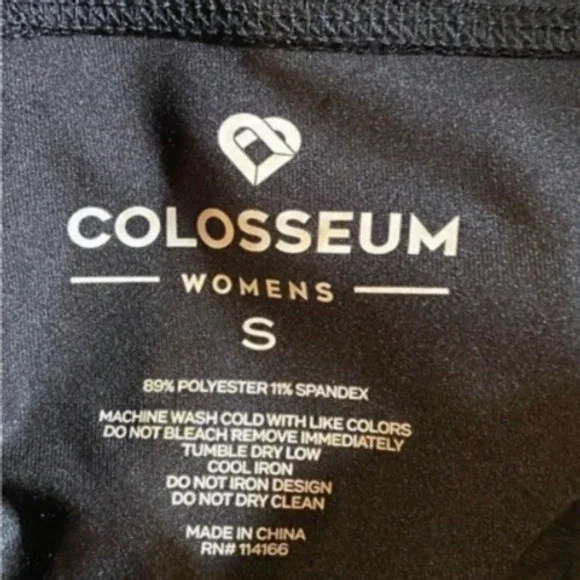 Colosseum Women's Size Small K-State Wildcats Black Purple Biker Shorts New - Picture 6 of 7